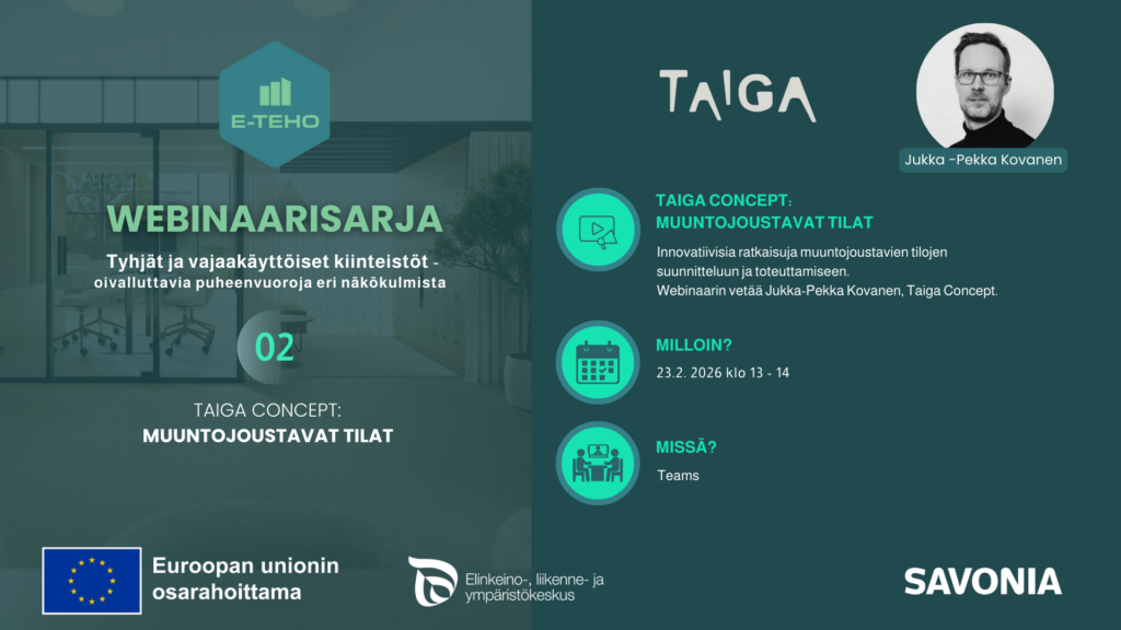 E-teho webinaarisarja, osa 2