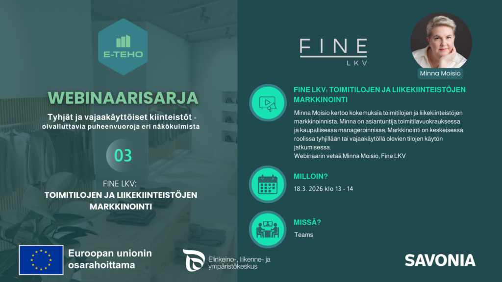 E-teho webinaarisarja, osa 3